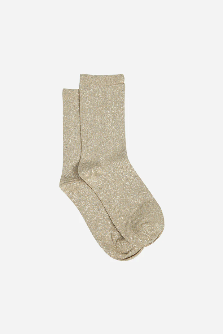 MSH Beige glitter socks - Trunk Lifestyle Boutique