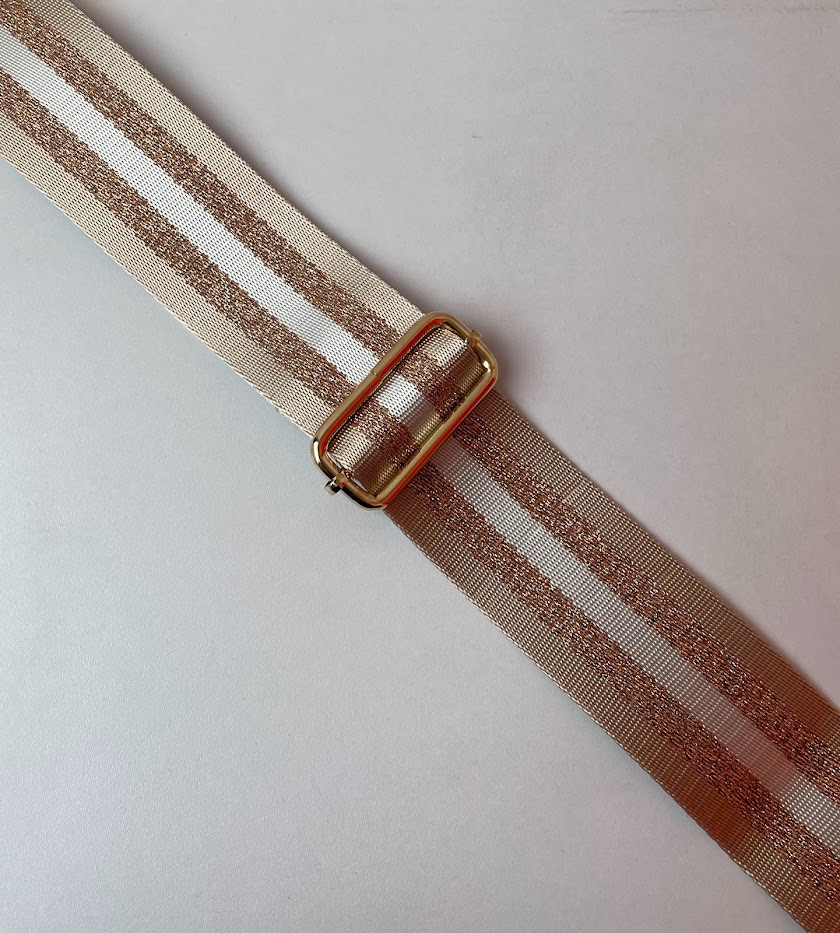 Leather Strap for Handbag With Golden Clasp -  UK